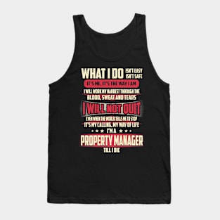 Property Manager What i Do Tank Top